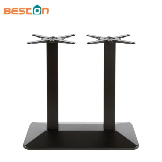 Base de mesa de restaurante cromada de café de metal de venta superior