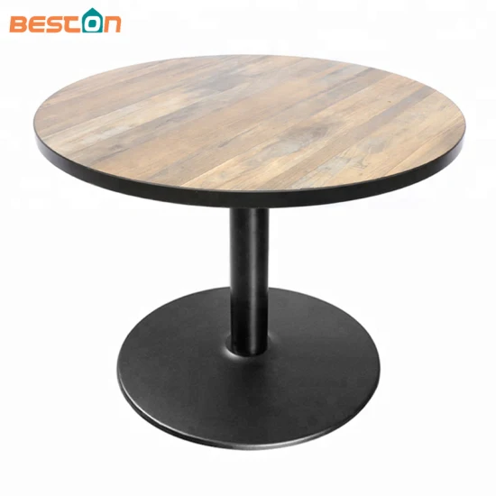 Base de mesa superior única personalizada disponible de hierro fundido