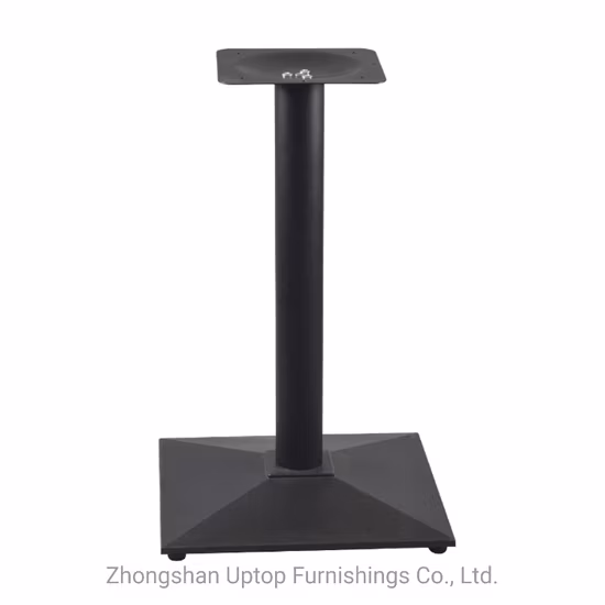 Base de mesa de hierro fundido negro para mesa de comedor (SP