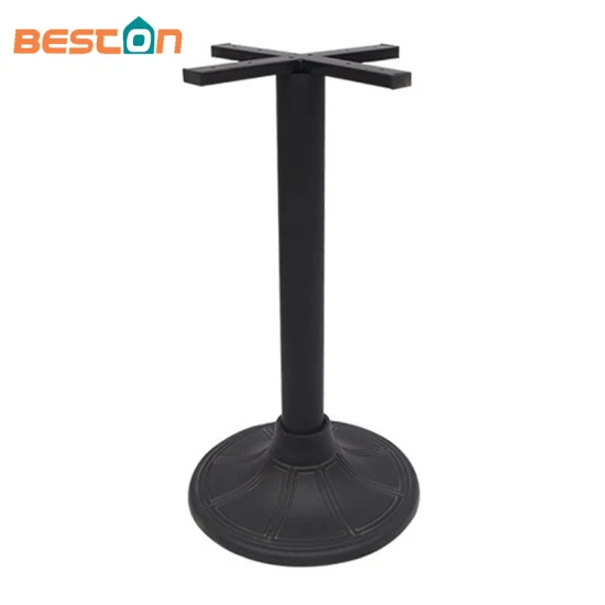 Base grande de acero de la mesa de centro de Chrome del metal del escritorio del pedestal del comedor moderno